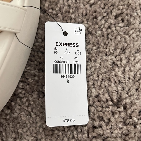 Brand new never worn cream platform express heel with ankle strap size 8 - Picture 7 of 7